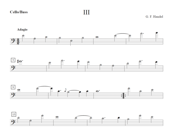 Sonata in C Major for Cello or Bass and Guitar - Image 8