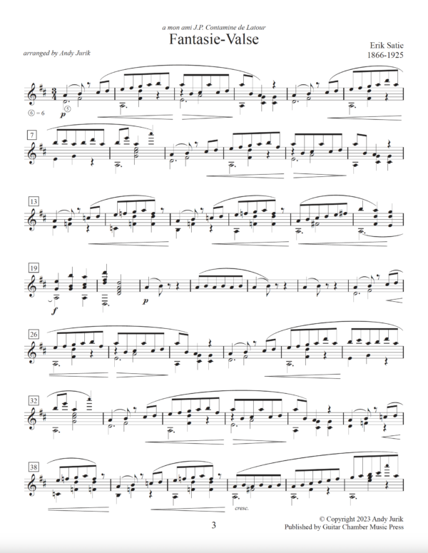 Two Waltzes for Guitar Solo - Image 4