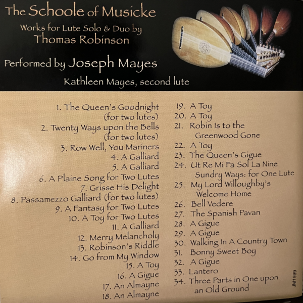 The Schoole of Musicke (CD) - Image 2