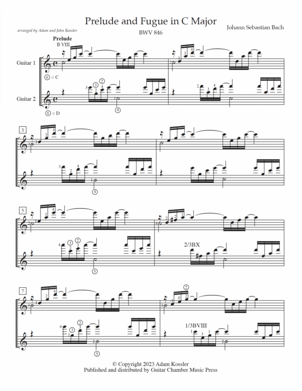 Prelude & Fugue BWV 846 - Image 2