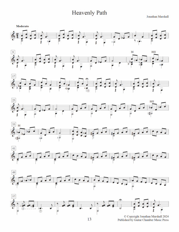 13 Moments for Solo Guitar - Image 8