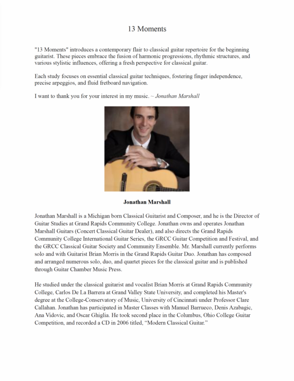 13 Moments for Solo Guitar - Image 2