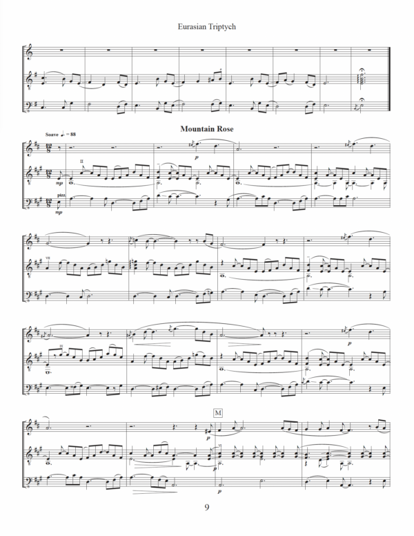 Eurasian Triptych for Alto Flute, Guitar & Bass - Image 5