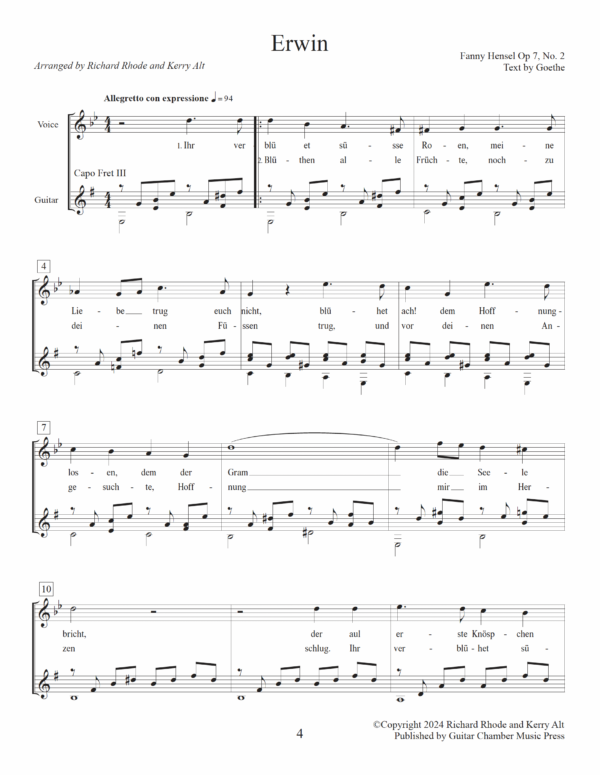 The Art Songs of Fanny Mendelssohn Hensel - Image 4