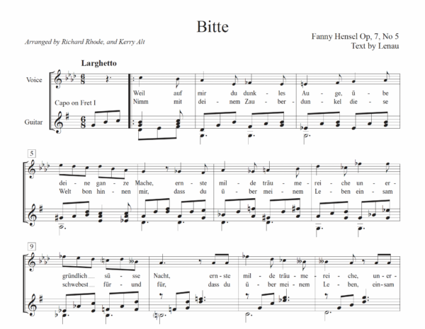 The Art Songs of Fanny Mendelssohn Hensel - Image 7